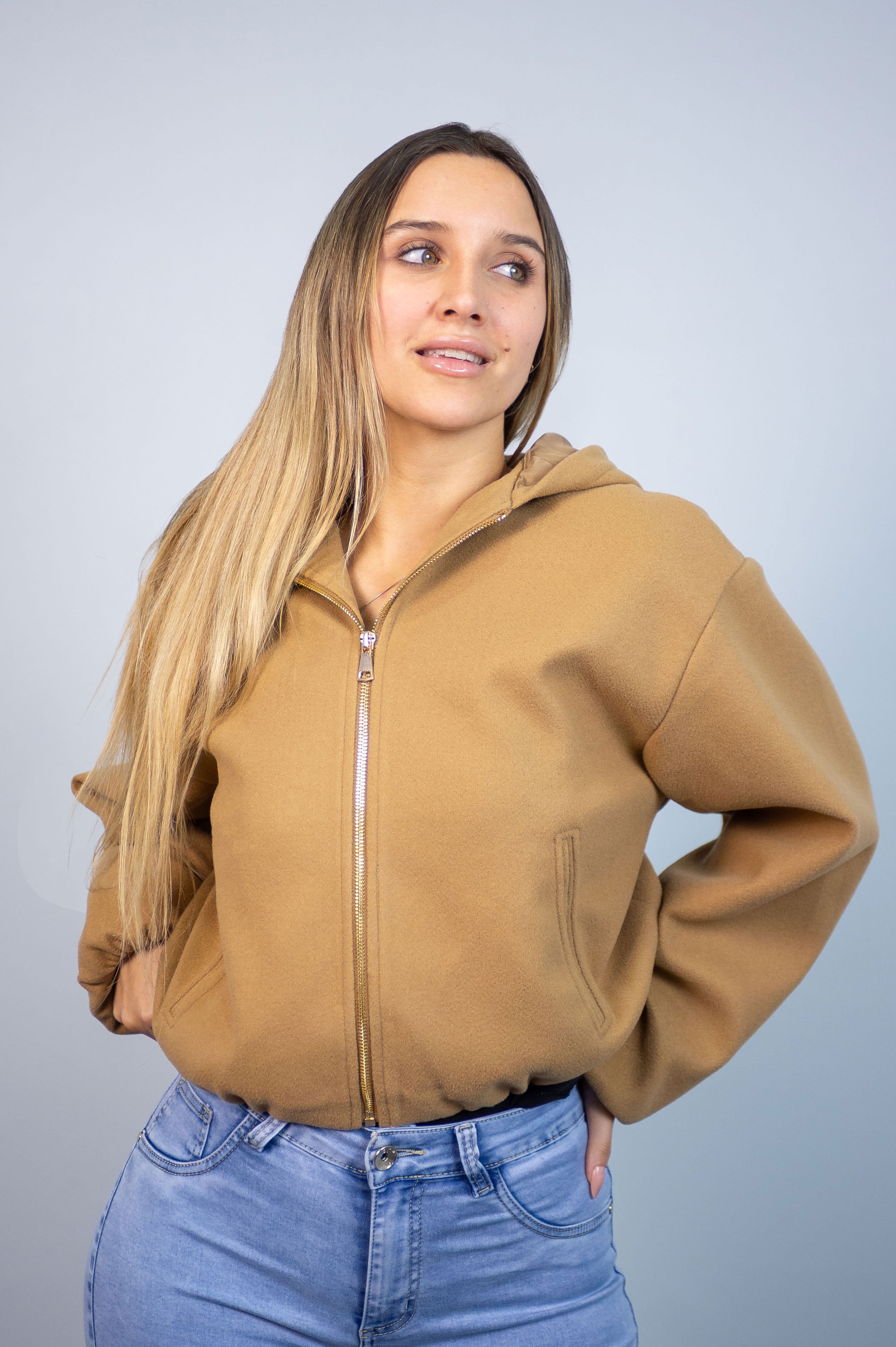 Bomber Hazel con Gorro