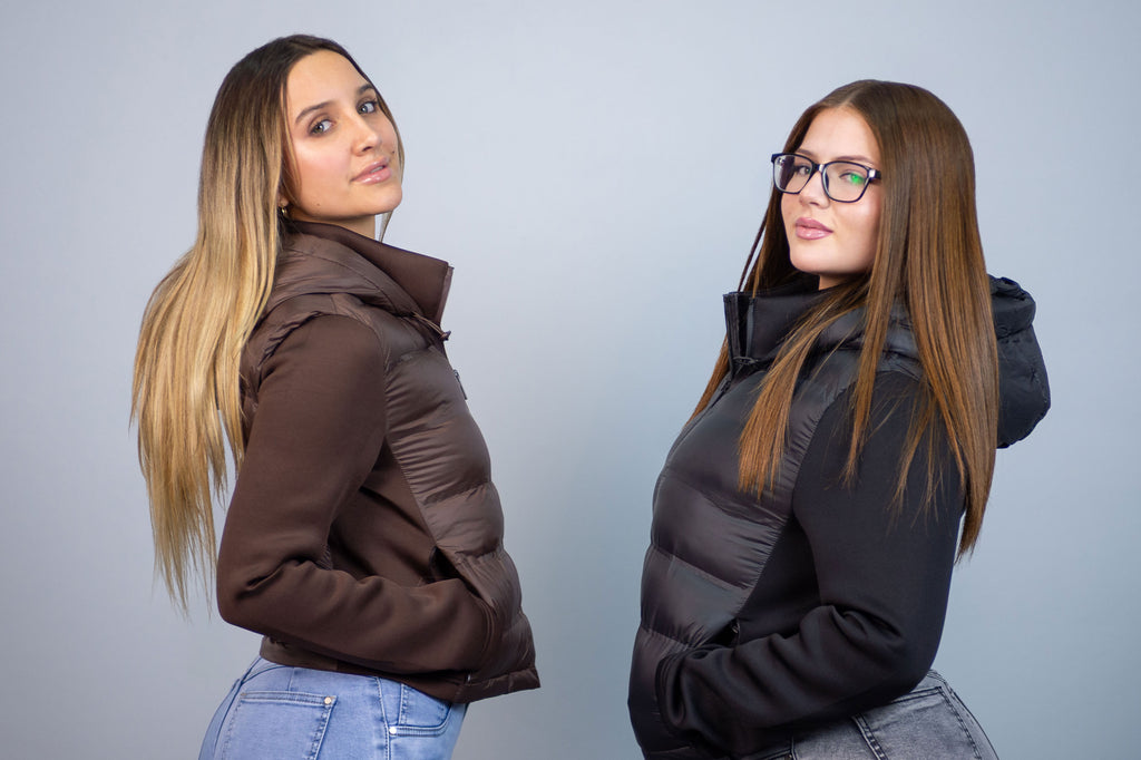 Chaqueta Deportiva Lilia Ajustada y Gorro Removible
