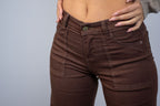 Jeans Wide Leg Dublín con Bolsillos Rectos