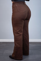 Jeans Wide Leg Dublín con Bolsillos Rectos