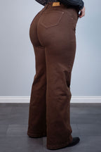 Jeans Wide Leg Dublín con Bolsillos Rectos