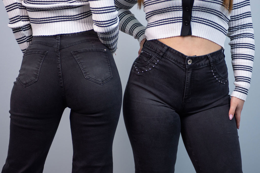 Jeans Straight Lisboa con Tachas